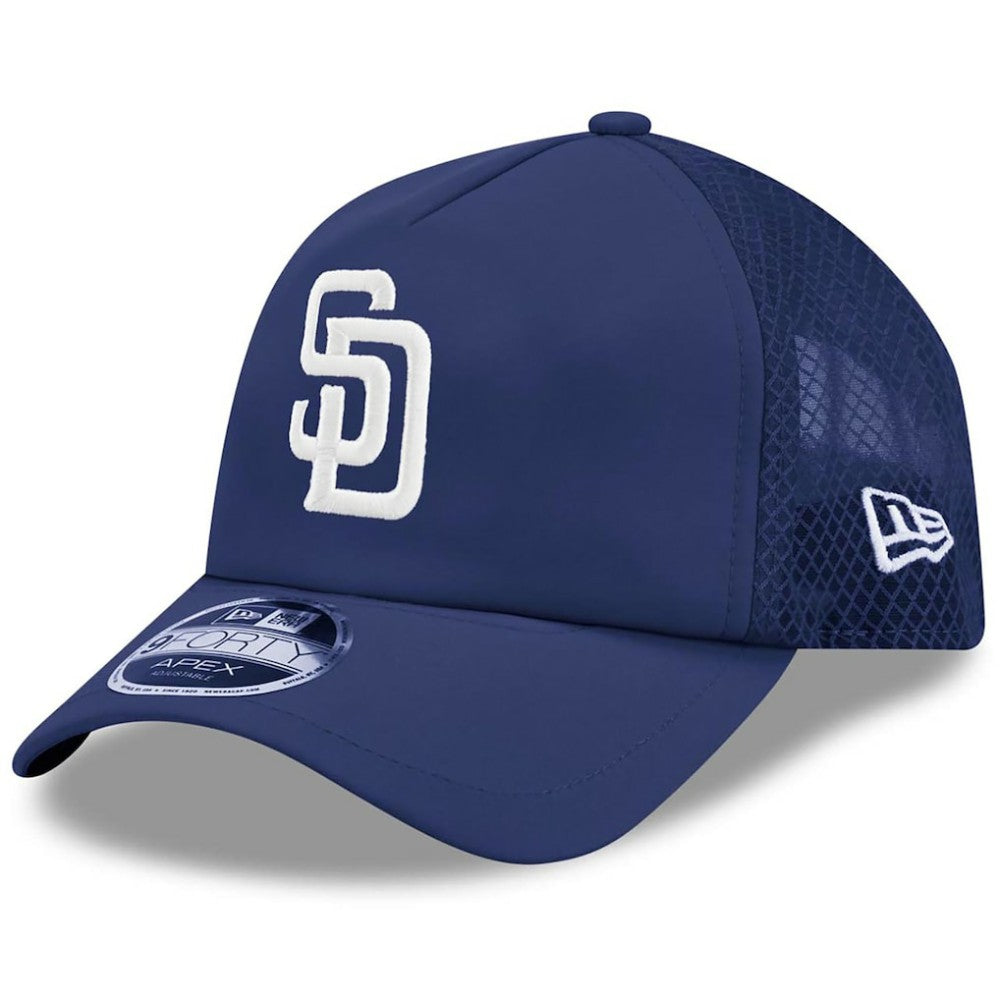San Diego Padres 2026 Batting Practice Alternate Apex 9FORTY Adjustable Hat - Navy | New Era
