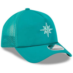 Seattle Mariners 2026 Batting Practice Alternate Apex 9FORTY Adjustable Hat - Teal | New Era