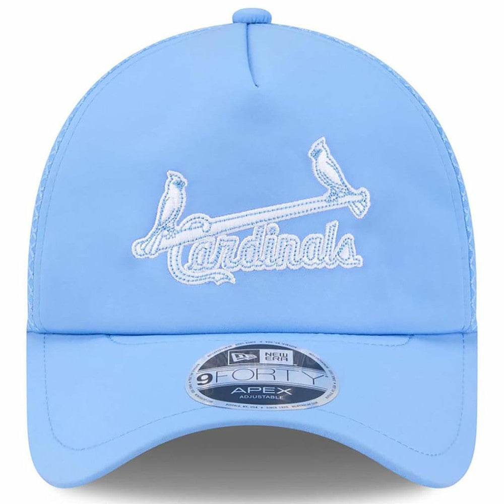 St. Louis Cardinals 2026 Batting Practice Alternate Apex 9FORTY Adjustable Hat - Light Blue | New Era