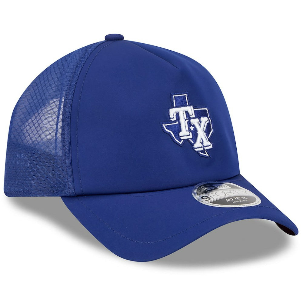 Texas Rangers 2026 Batting Practice Alternate Apex 9FORTY Adjustable Hat - Royal | New Era