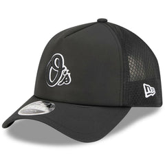 Baltimore Orioles 2026 Batting Practice Alternate Apex 9FORTY Adjustable Hat - Black | New Era