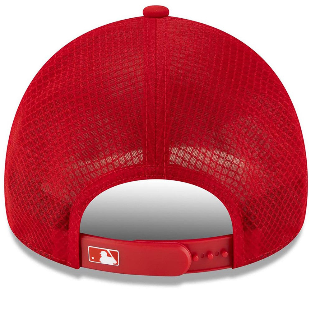 Los Angeles Angels 2026 Batting Practice Alternate Apex 9FORTY Adjustable Hat - Red | New Era