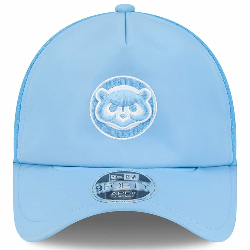 Chicago Cubs 2026 Batting Practice Alternate Apex 9FORTY Adjustable Hat - Light Blue | New Era