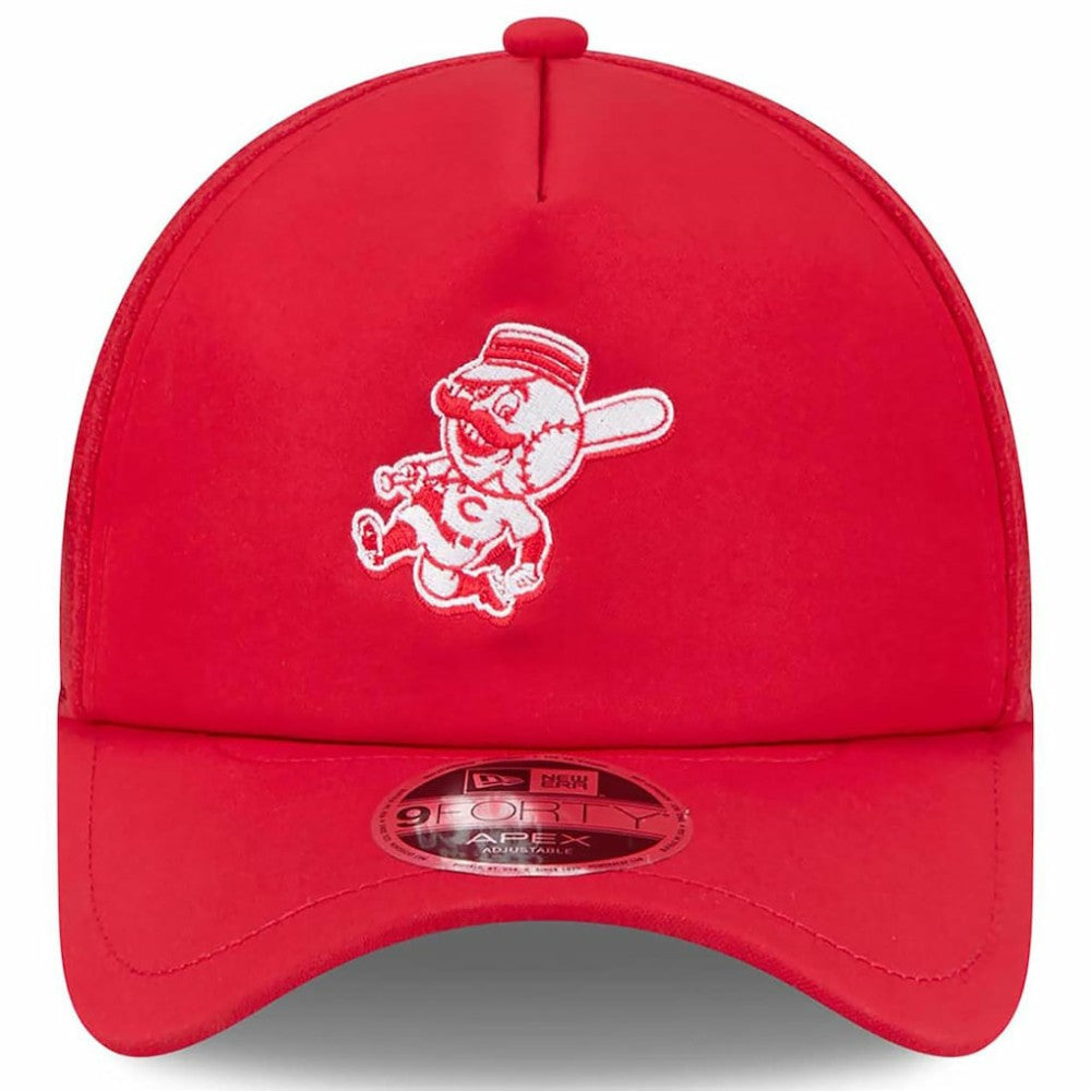 Cincinnati Reds 2026 Batting Practice Alternate Apex 9FORTY Adjustable Hat - Red | New Era