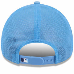 Tampa Bay Rays 2026 Batting Practice Apex 9FORTY Adjustable Trucker Hat - Light Blue | New Era