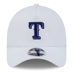 Texas Rangers 2026 Batting Practice Apex 9FORTY Adjustable Trucker Hat - White | New Era