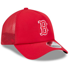 Boston Red Sox 2026 Batting Practice Apex 9FORTY Adjustable Trucker Hat - Red | New Era