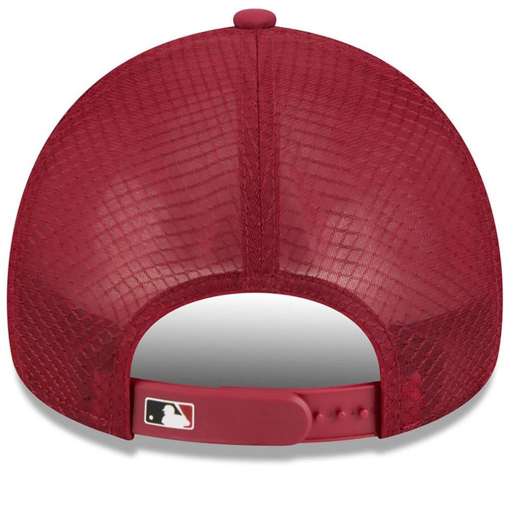 Arizona Diamondbacks 2026 Batting Practice Apex 9FORTY Adjustable Trucker Hat - Dark Red | New Era