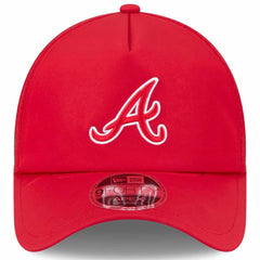Atlanta Braves 2026 Batting Practice Apex 9FORTY Adjustable Trucker Hat - Red | New Era