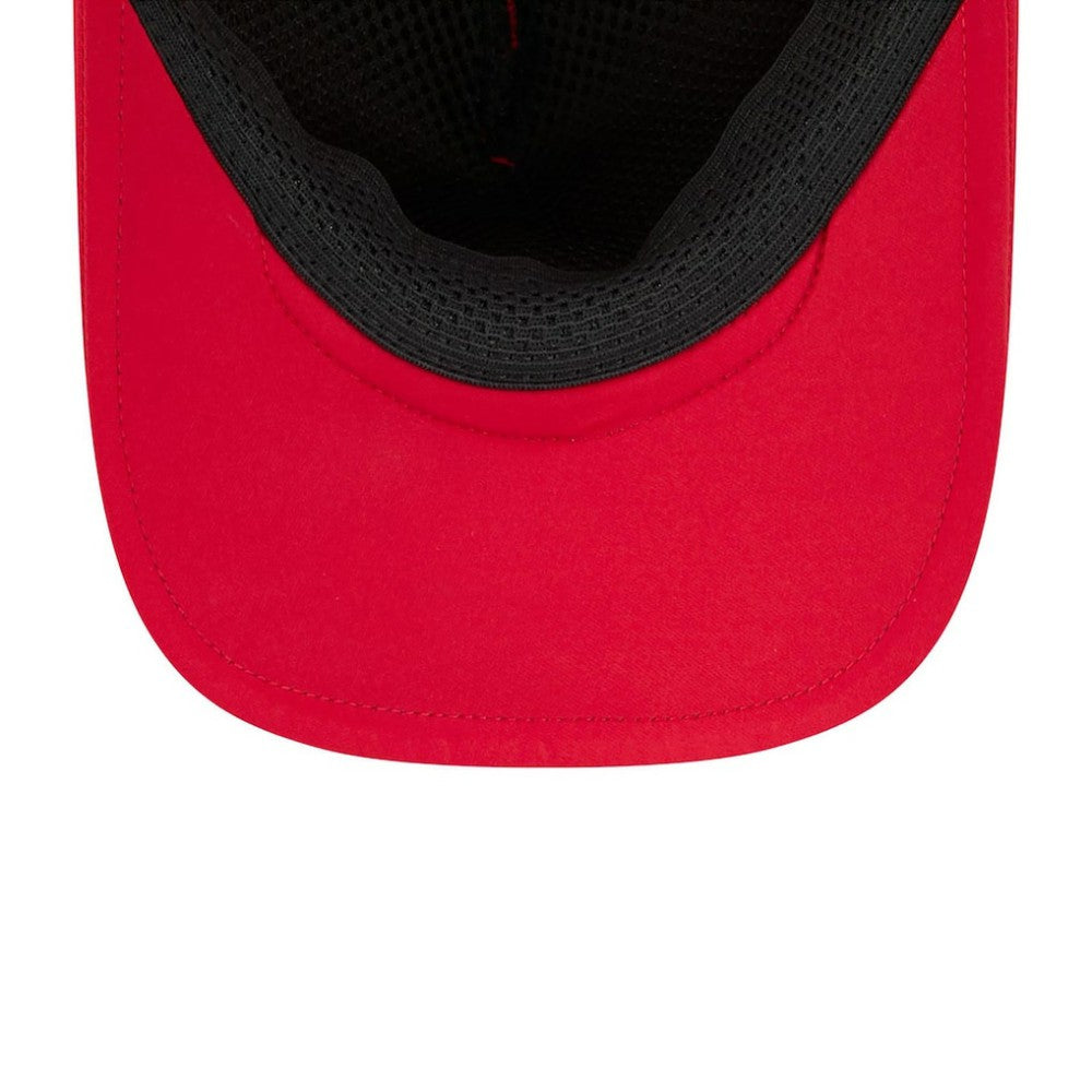 Atlanta Braves 2026 Batting Practice Apex 9FORTY Adjustable Trucker Hat - Red | New Era