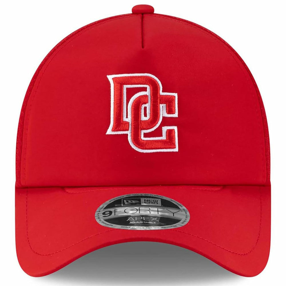 Washington Nationals 2026 Batting Practice Apex 9FORTY Adjustable Trucker Hat - Red | New Era