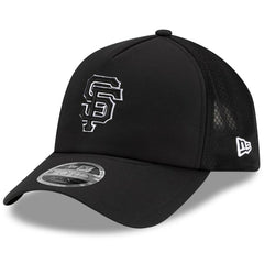 San Francisco Giants 2026 Batting Practice Apex 9FORTY Adjustable Trucker Hat - Black | New Era