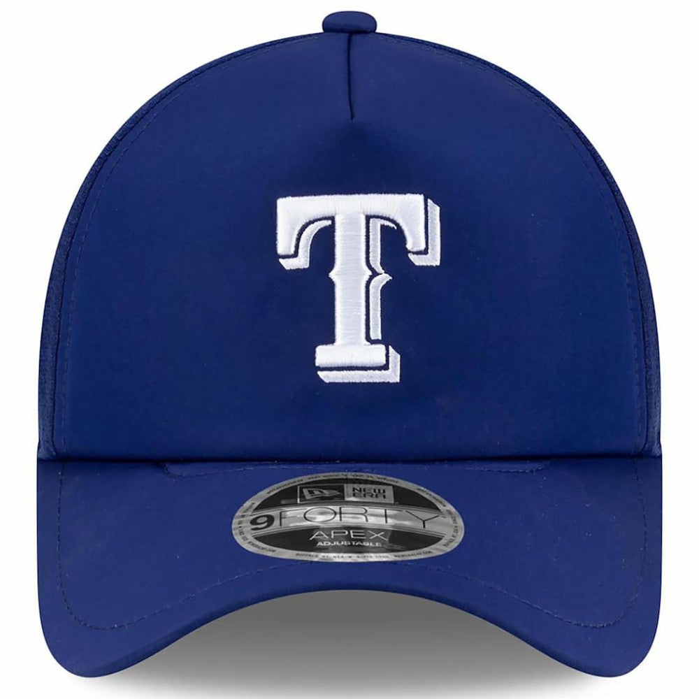 Texas Rangers 2026 Batting Practice Apex 9FORTY Adjustable Trucker Hat - Royal | New Era