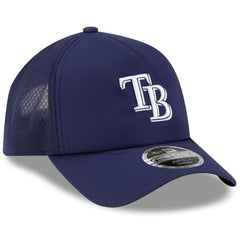 Tampa Bay Rays 2026 Batting Practice Apex 9FORTY Adjustable Trucker Hat - Navy | New Era