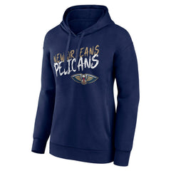New Orleans Pelicans Women's Hustle Custom Pullover Hoodie - Navy shop