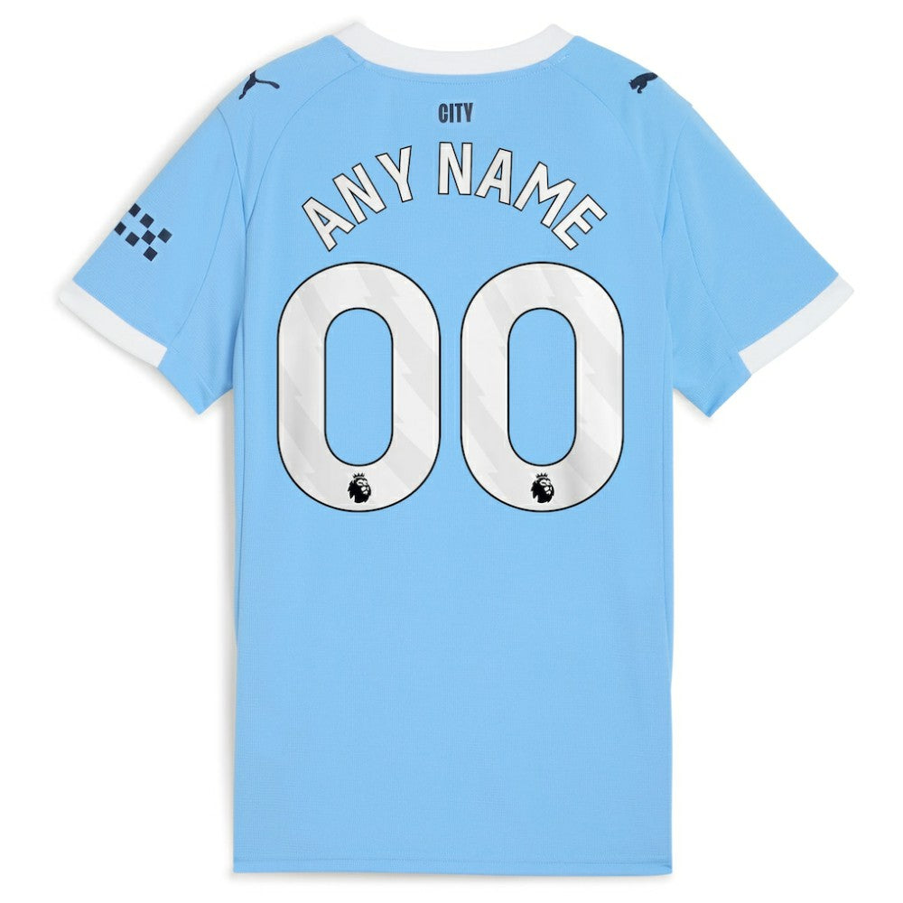 Manchester City Women's 2025/26 Home Replica Custom Jersey / Soccer New