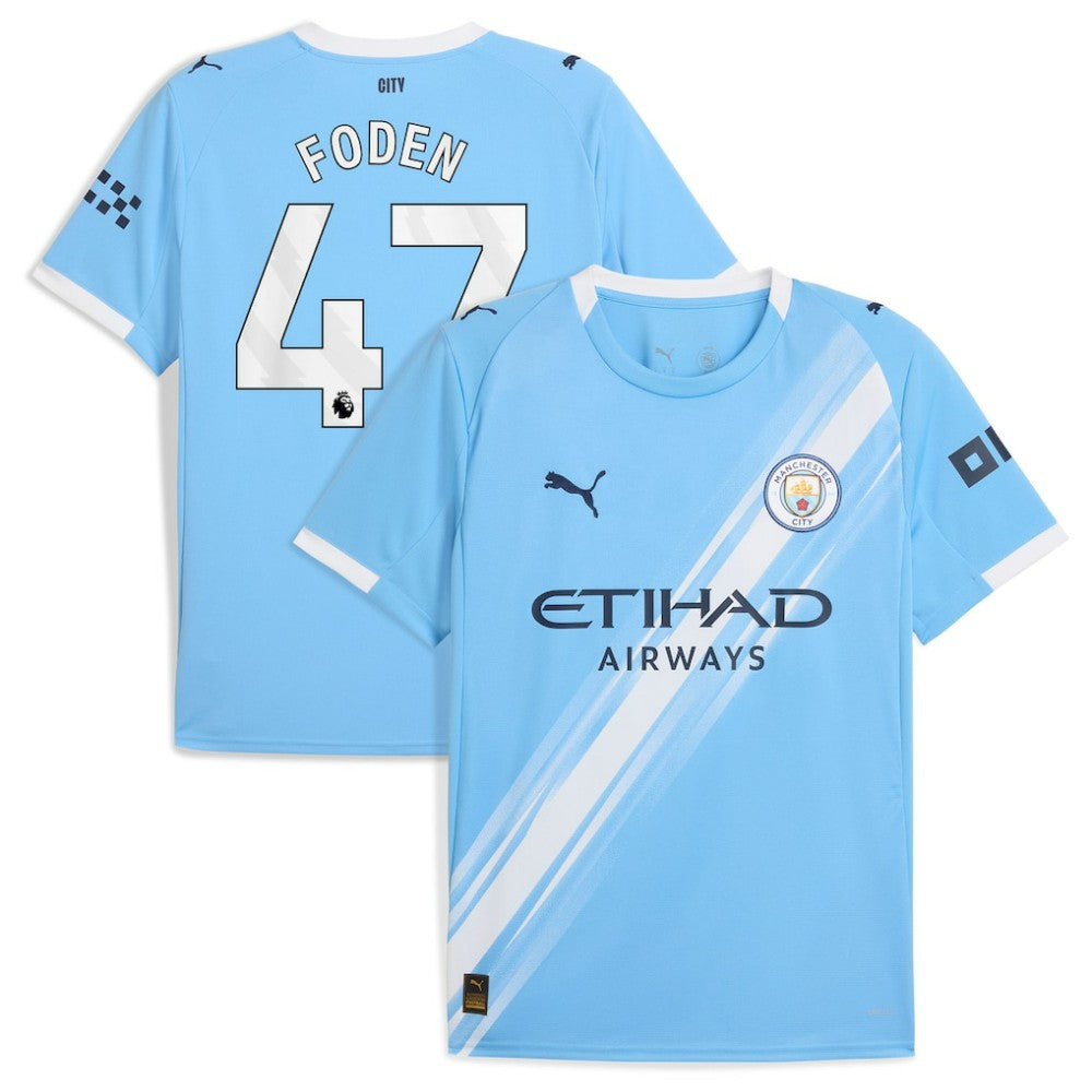 Phil Foden Manchester City 2025/26 Home Replica Player Jersey / Soccer Hot sale