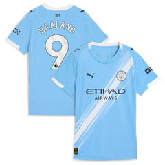 Erling Haaland Manchester City Women's 2025/26 Home Replica Player Jersey / Soccer For sale