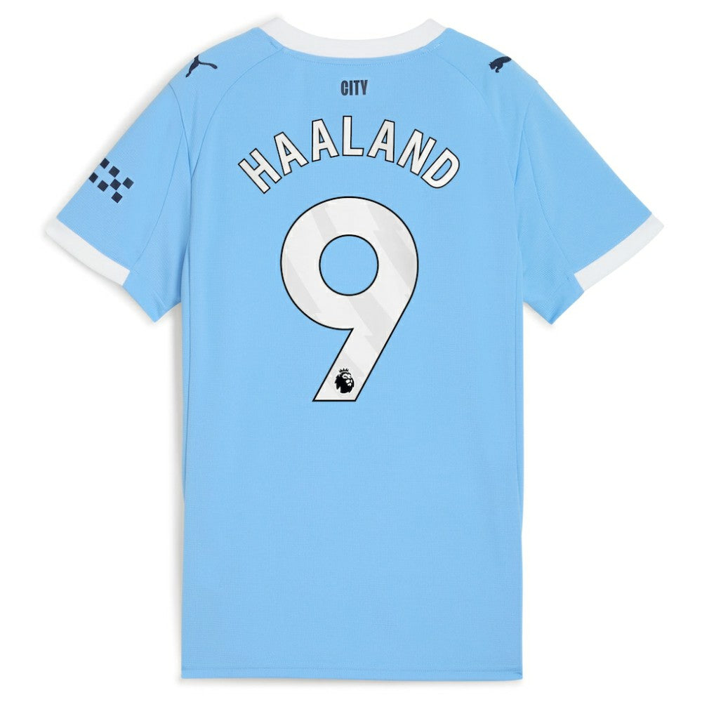 Erling Haaland Manchester City Women's 2025/26 Home Replica Player Jersey / Soccer For sale