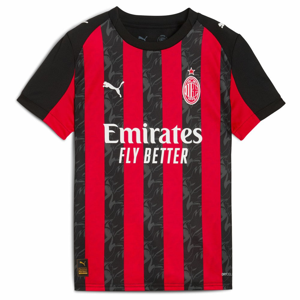 Christian Pulisic AC Milan Youth 2025/26 Home Replica Player Jersey / Soccer On sale