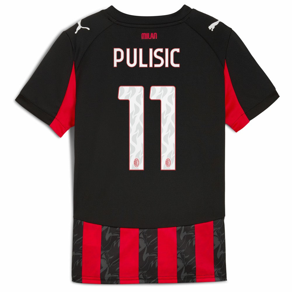 Christian Pulisic AC Milan Youth 2025/26 Home Replica Player Jersey / Soccer On sale