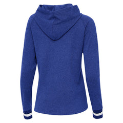 New York Mets Antigua Women's Trek Pullover Hoodie - Heather Royal
