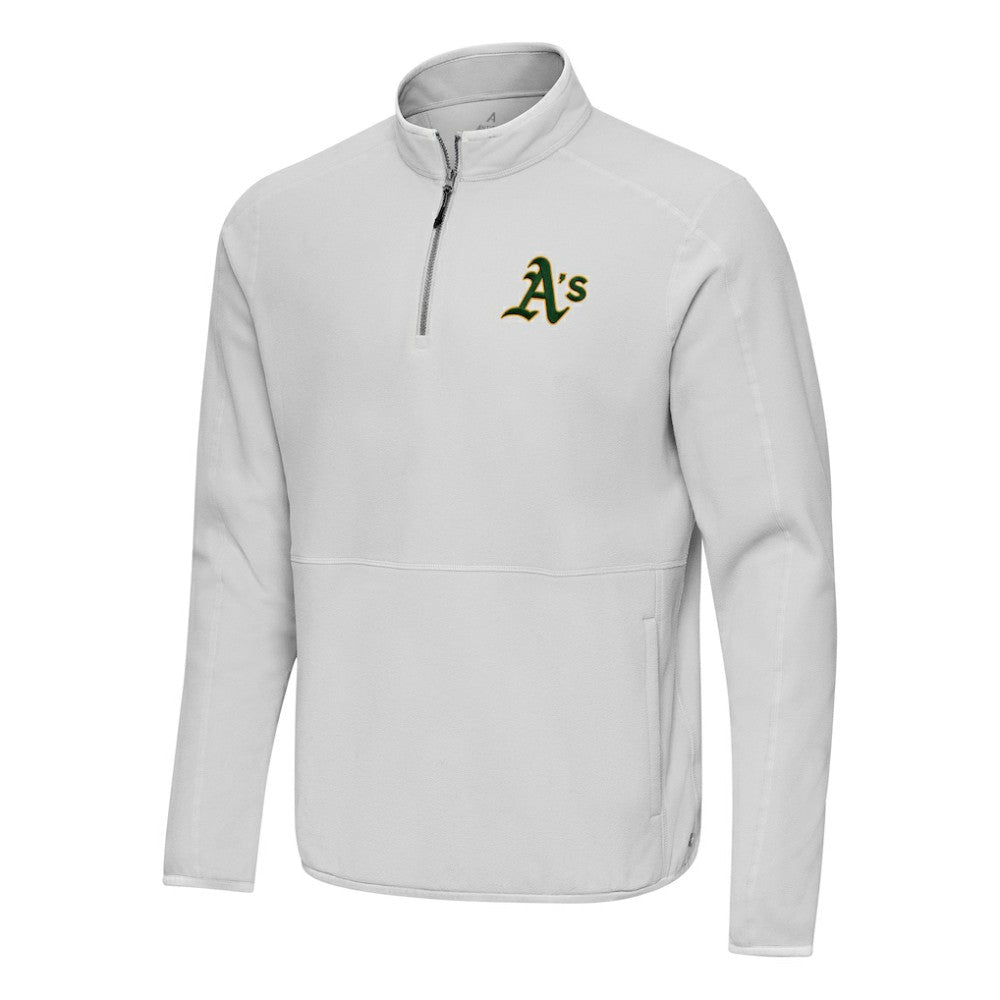 Athletics Antigua Step Up Quarter-Zip Pullover - Gray