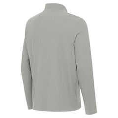 Los Angeles Dodgers Antigua Sync Tri-Blend Quarter-Zip Pullover - Heather Gray