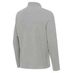 Philadelphia Phillies Antigua Sync Tri-Blend Quarter-Zip Pullover - Heather Gray
