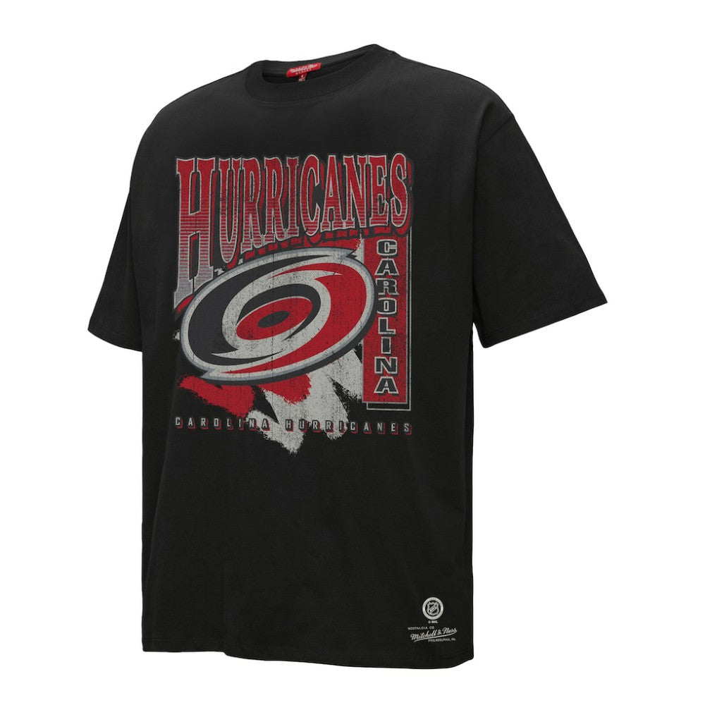 Carolina Hurricanes Mitchell & Ness Women's Choppy Ice Boyfriend T-Shirt
