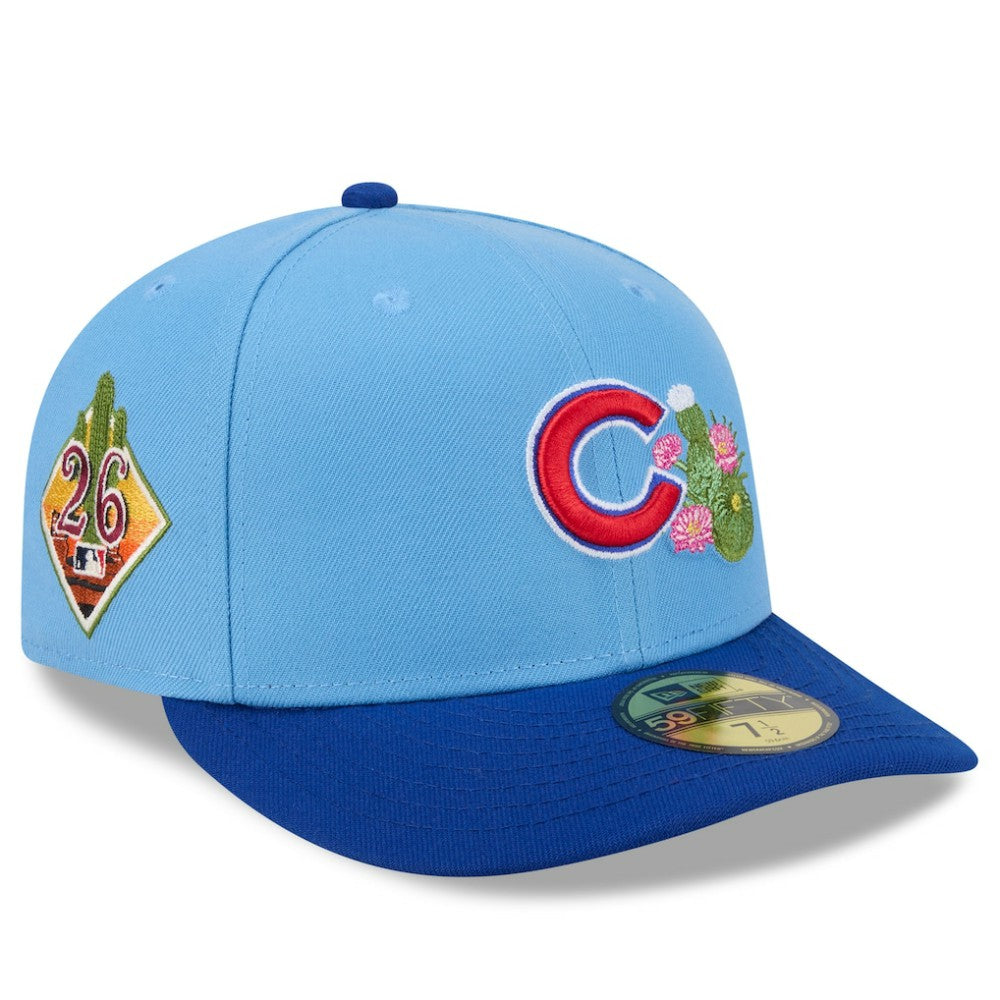 Chicago Cubs 2026 Spring Training 59FIFTY Fitted Hat - Light Blue/Royal | New Era