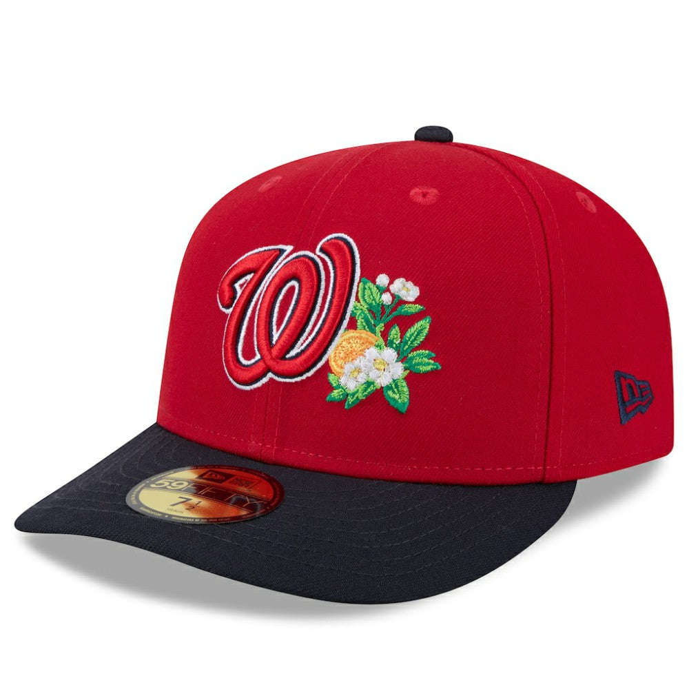 Washington Nationals 2026 Spring Training 59FIFTY Fitted Hat - Red/Navy | New Era