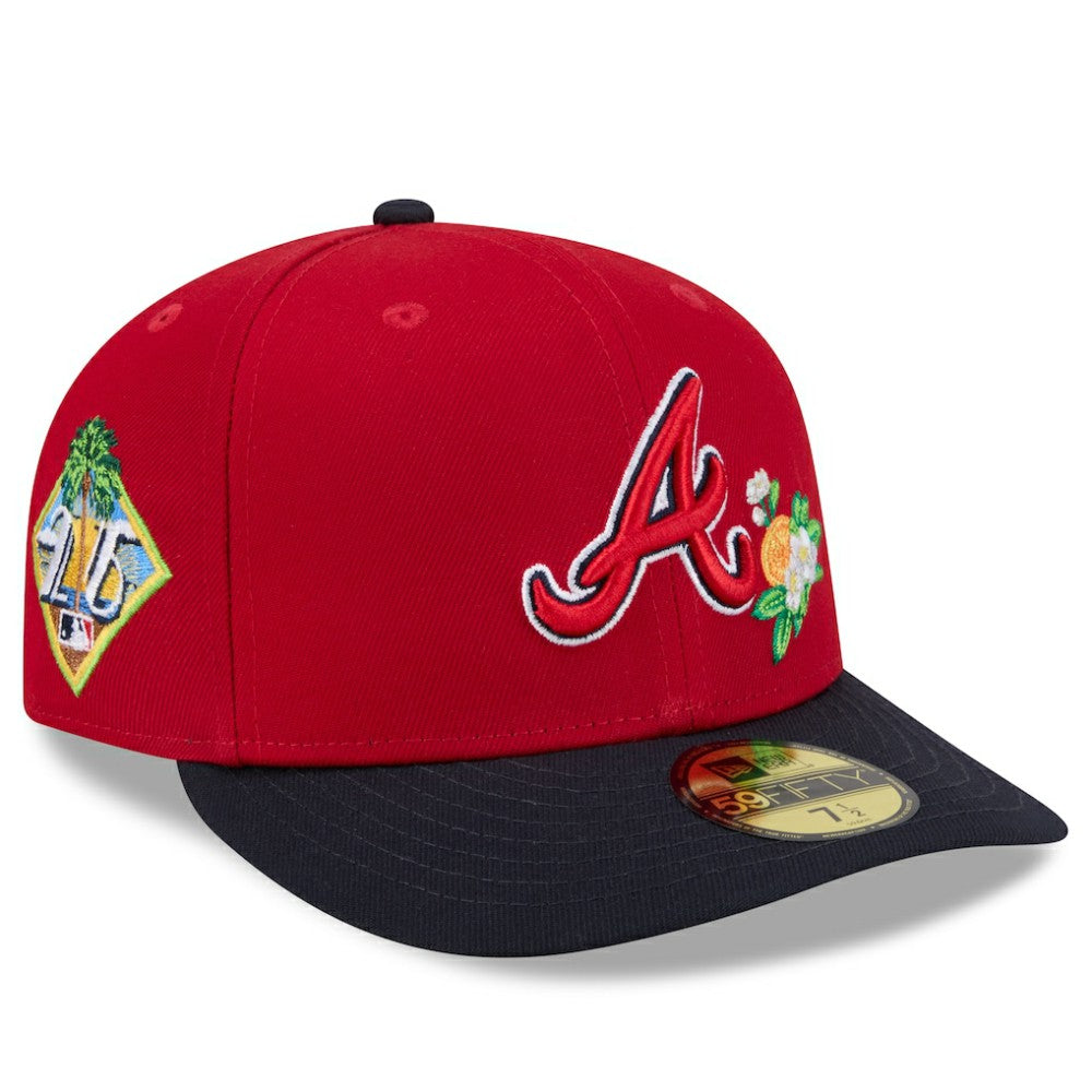 Atlanta Braves 2026 Spring Training 59FIFTY Fitted Hat - Red/Navy | New Era