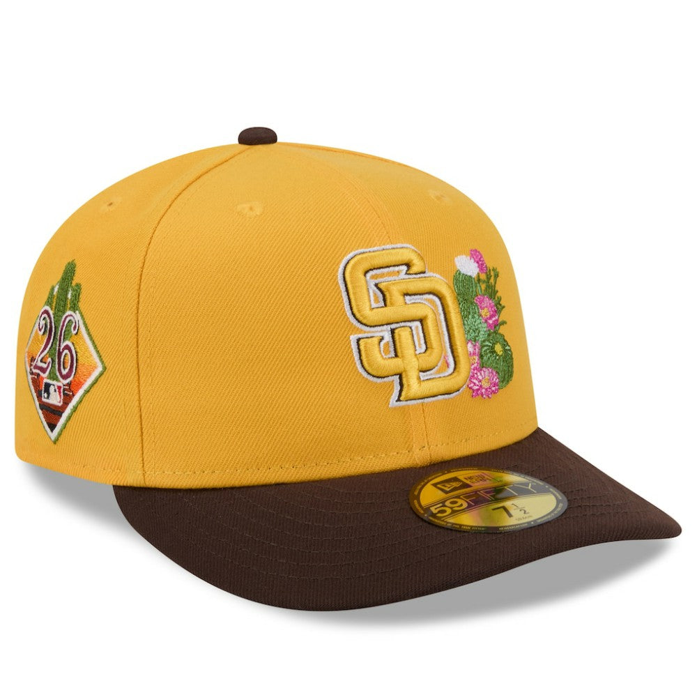 San Diego Padres 2026 Spring Training 59FIFTY Fitted Hat - Gold/Brown | New Era