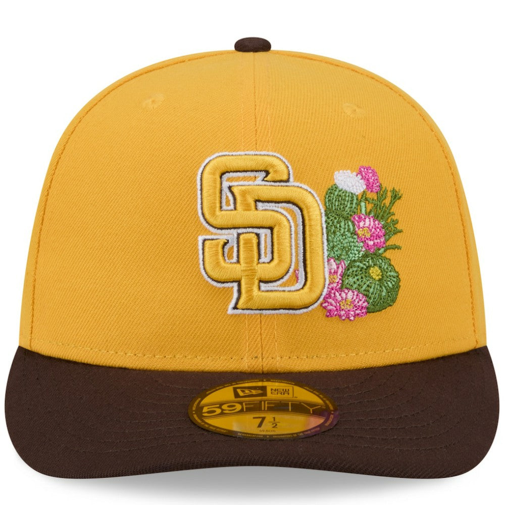 San Diego Padres 2026 Spring Training 59FIFTY Fitted Hat - Gold/Brown | New Era