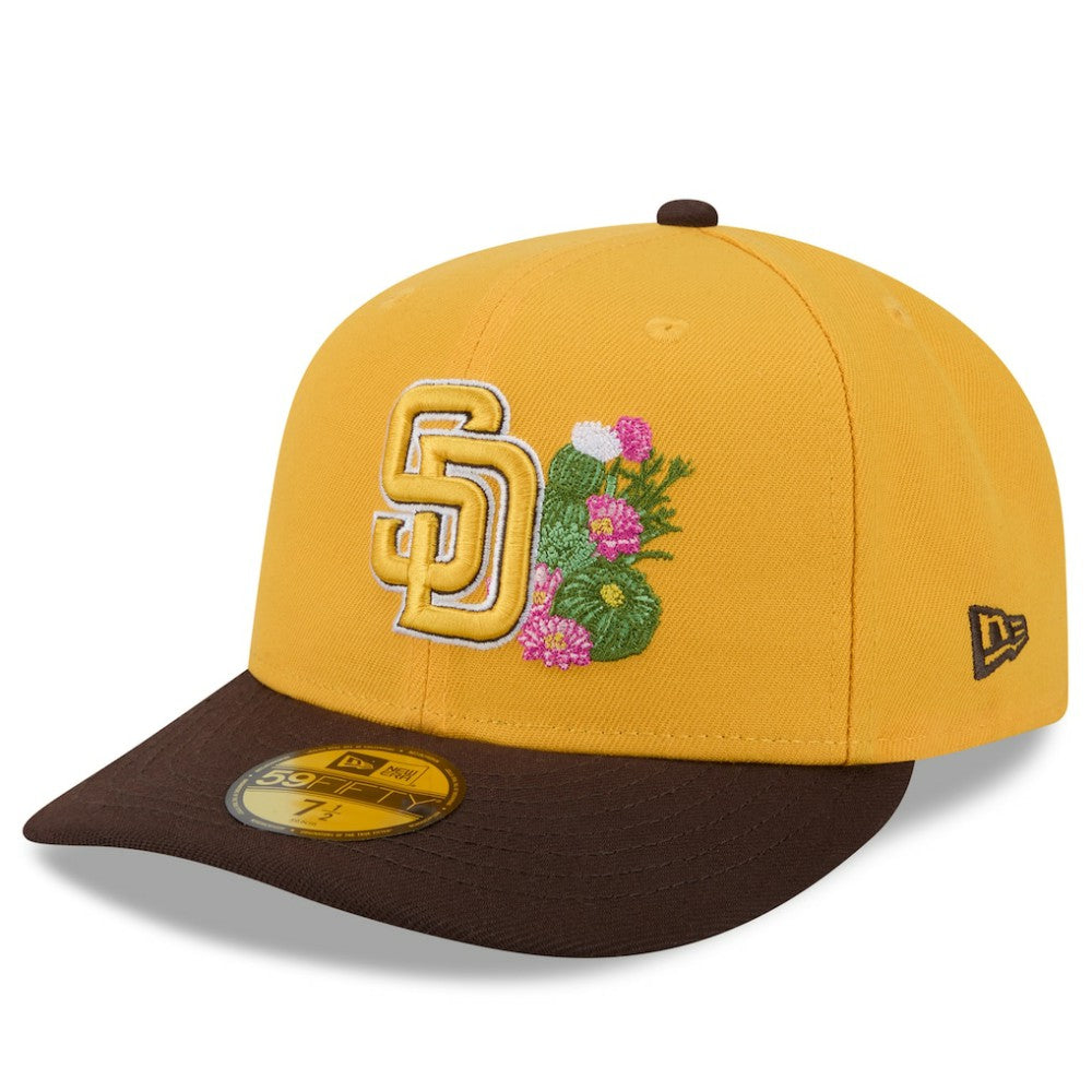 San Diego Padres 2026 Spring Training 59FIFTY Fitted Hat - Gold/Brown | New Era