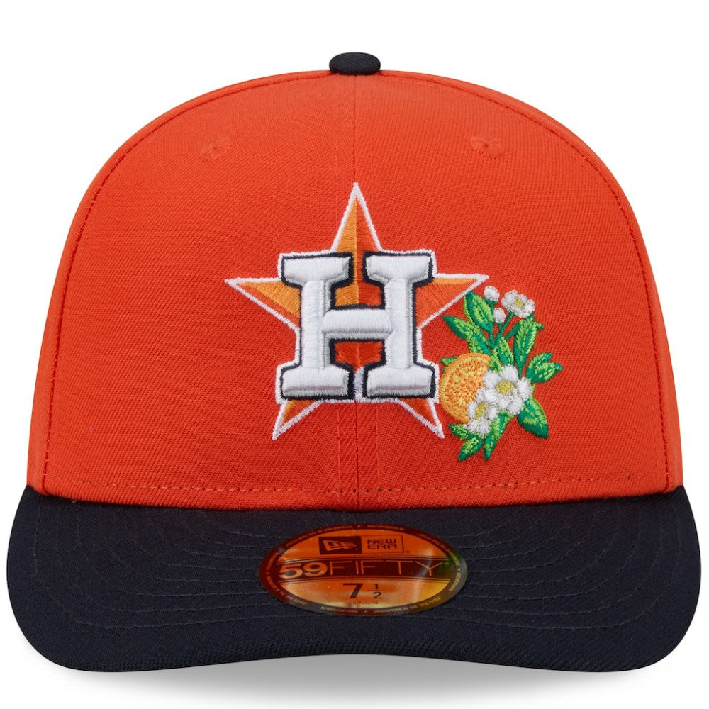 Houston Astros 2026 Spring Training 59FIFTY Fitted Hat - Orange/Navy | New Era