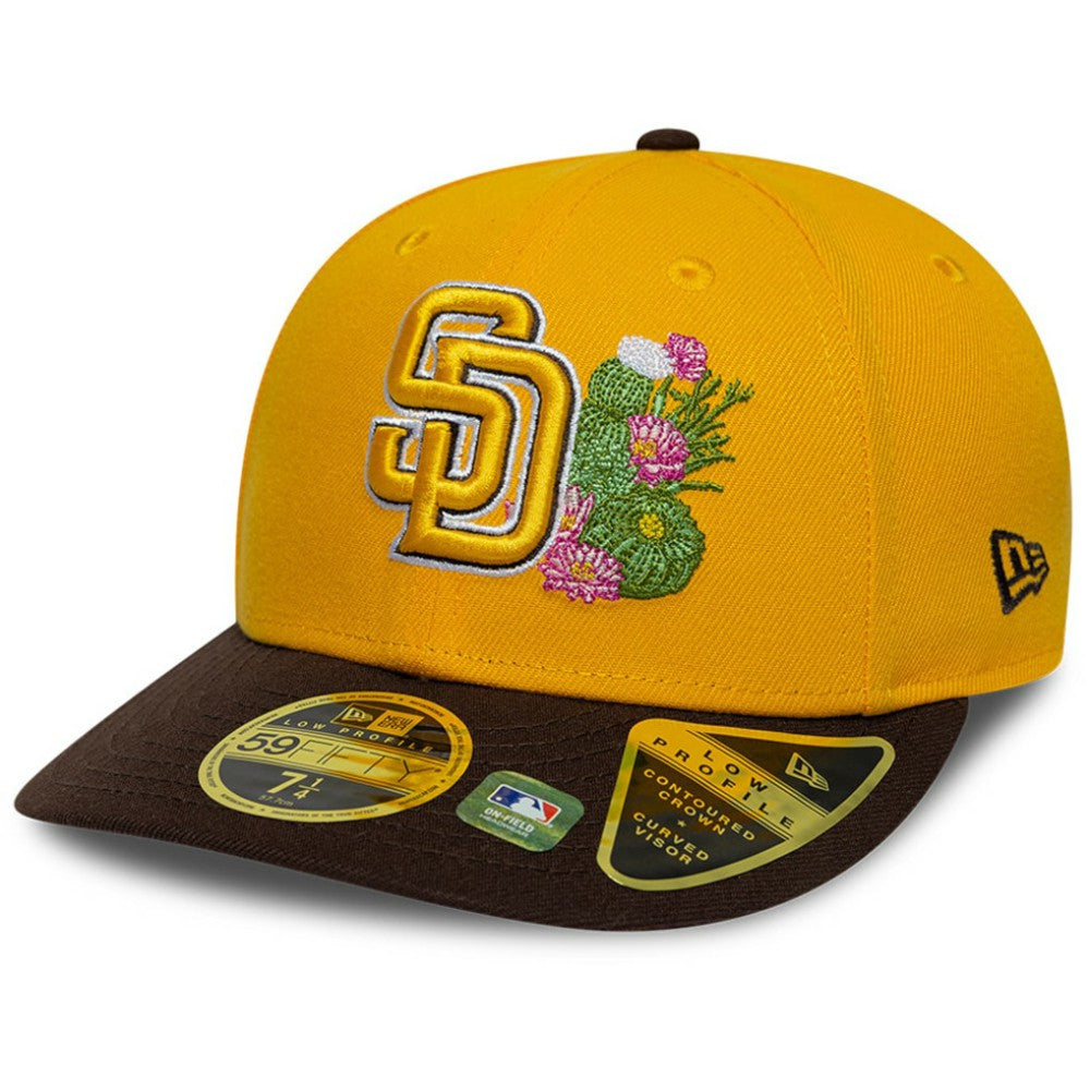 San Diego Padres 2026 Spring Training Low Profile 59FIFTY Fitted Hat - Gold/Brown | New Era