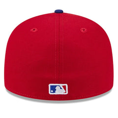 Texas Rangers 2026 Spring Training Low Profile 59FIFTY Fitted Hat - Red/Royal | New Era