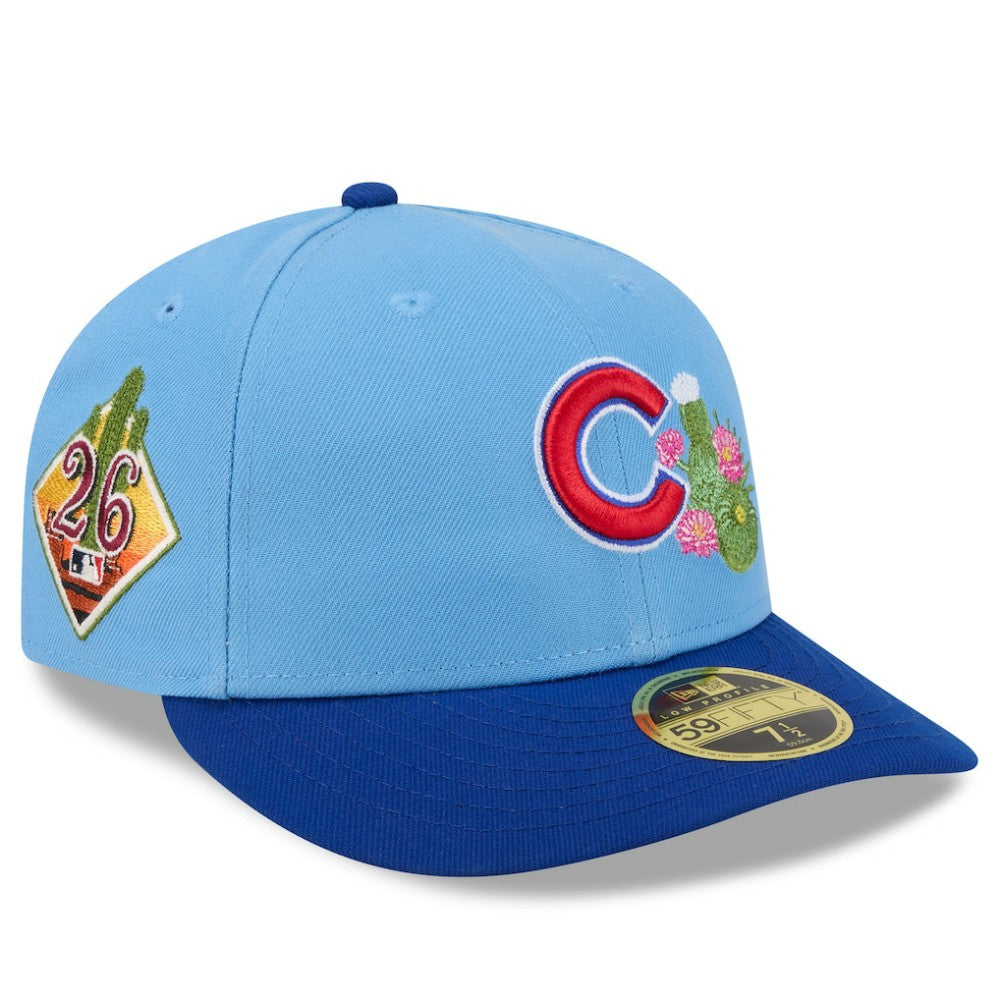 Chicago Cubs 2026 Spring Training Low Profile 59FIFTY Fitted Hat - Light Blue/Royal | New Era