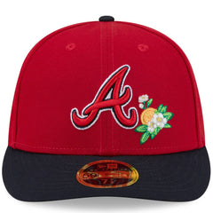 Atlanta Braves 2026 Spring Training Low Profile 59FIFTY Fitted Hat - Red/Navy | New Era