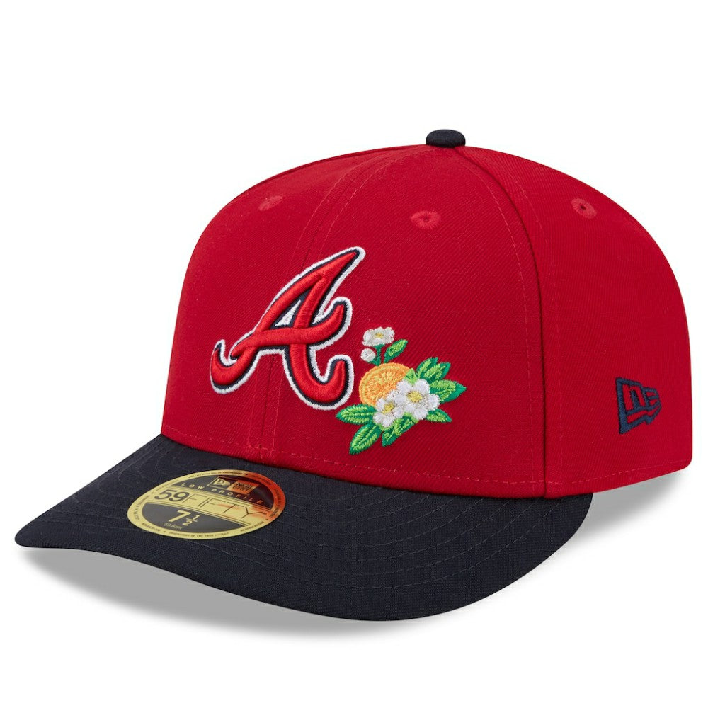 Atlanta Braves 2026 Spring Training Low Profile 59FIFTY Fitted Hat - Red/Navy | New Era