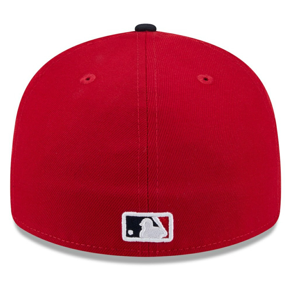 Atlanta Braves 2026 Spring Training Low Profile 59FIFTY Fitted Hat - Red/Navy | New Era