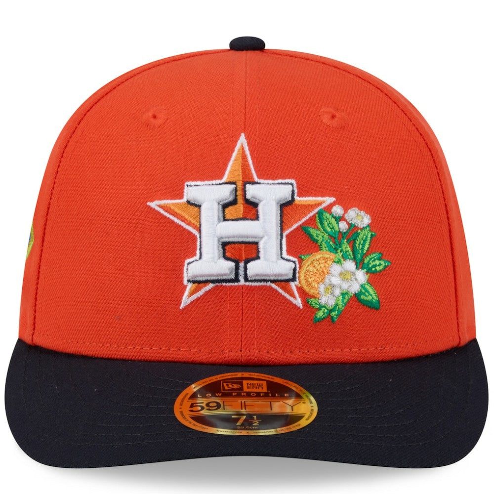 Houston Astros 2026 Spring Training Low Profile 59FIFTY Fitted Hat - Orange/Navy | New Era