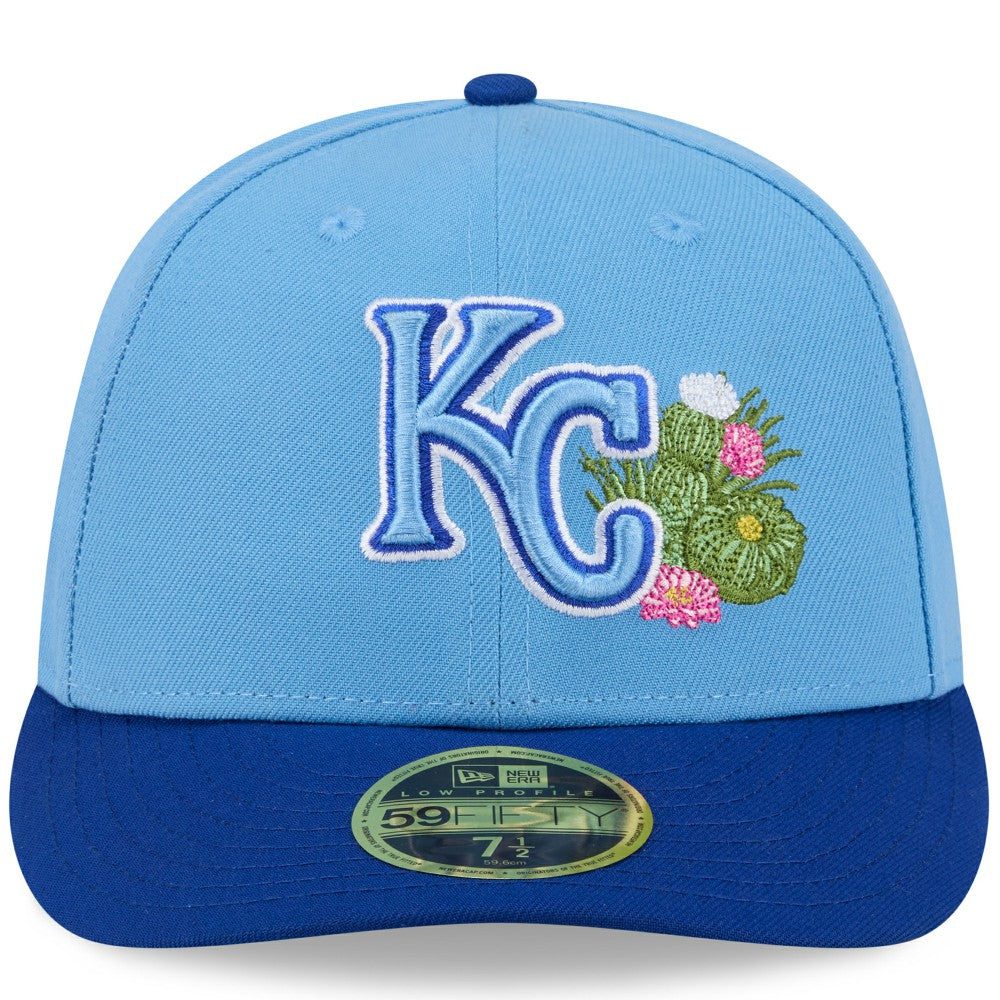Kansas City Royals 2026 Spring Training Low Profile 59FIFTY Fitted Hat - Light Blue/Royal | New Era
