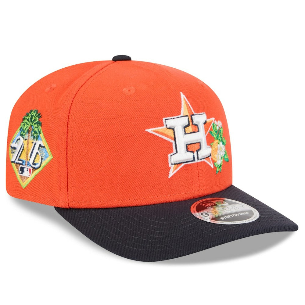 Houston Astros 2026 Spring Training 9SEVENTY Adjustable Hat - Orange/Navy | New Era
