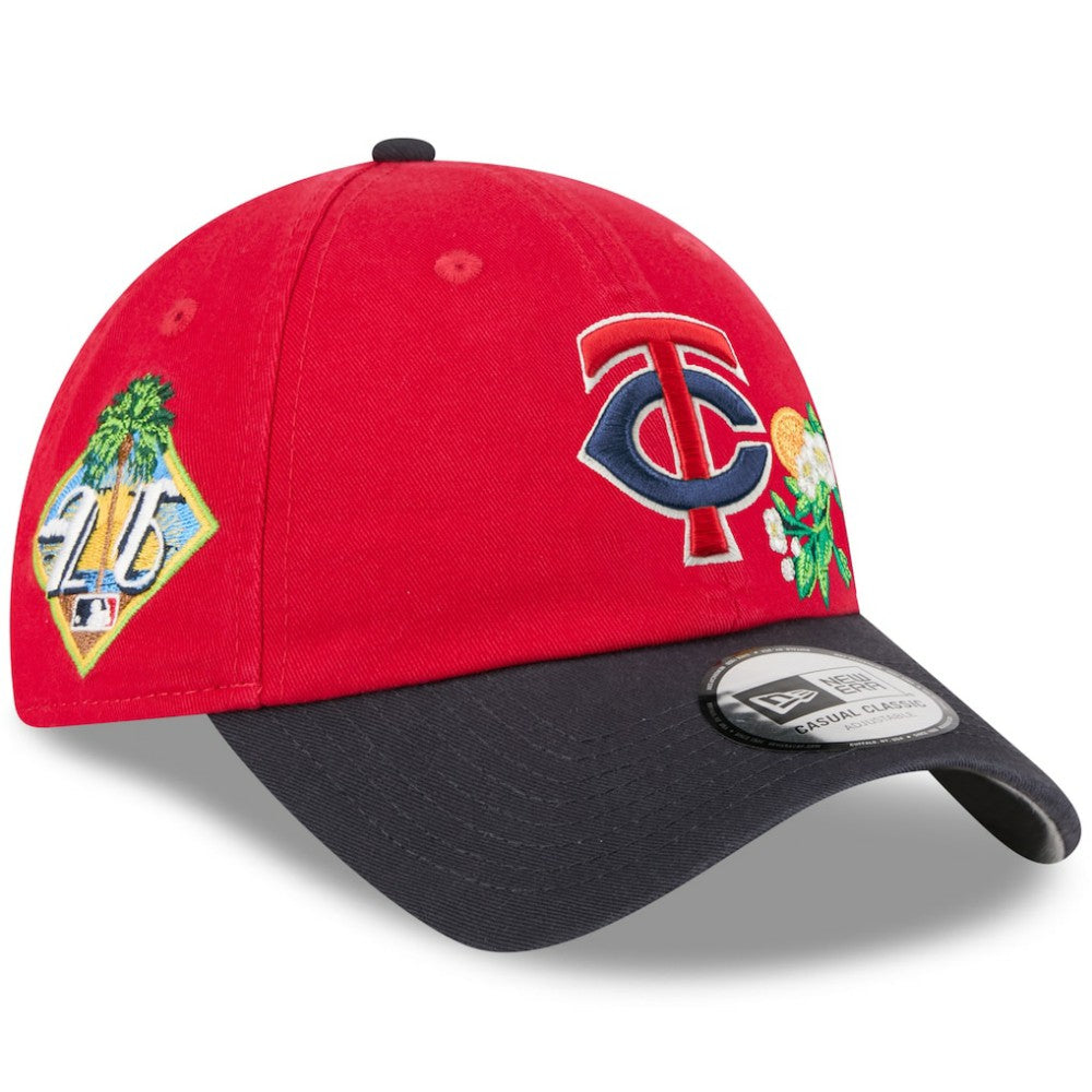 Minnesota Twins 2026 Spring Training Casual Classic Adjustable Hat - Navy/Red | New Era
