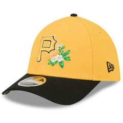 Pittsburgh Pirates 2026 Spring Training M-Crown 39THIRTY Flex Hat - Gold/Black | New Era
