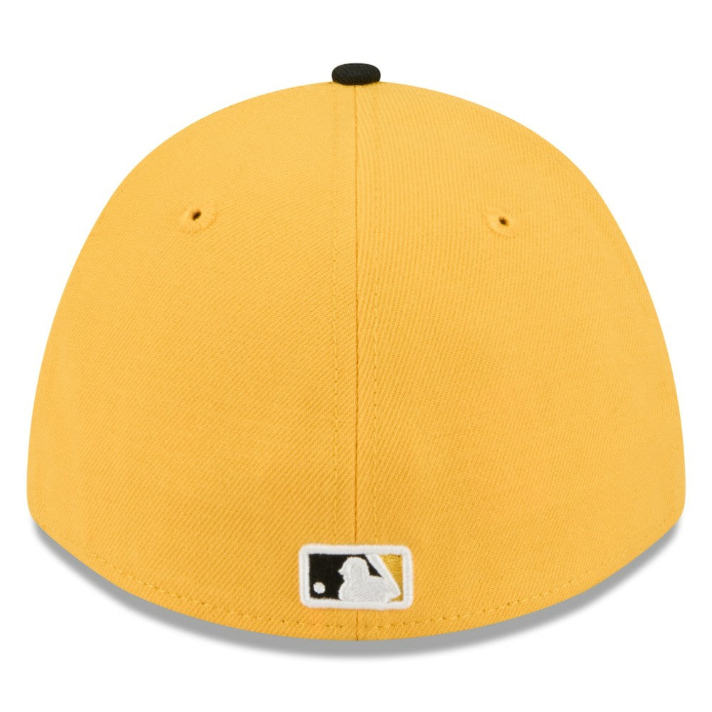 Pittsburgh Pirates 2026 Spring Training M-Crown 39THIRTY Flex Hat - Gold/Black | New Era