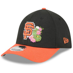 San Francisco Giants 2026 Spring Training M-Crown 39THIRTY Flex Hat - Black/Orange | New Era